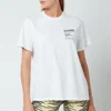 Ganni Women's Basic Cotton Jersey T-Shirt - White - Image 1