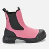 Ganni Women's Recycled Rubber Chelsea Boots - Shocking Pink - Image 1