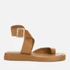 GIA / RHW Women's Rosie 4 Leather Flat Sandals - Rustic Brown - Image 1
