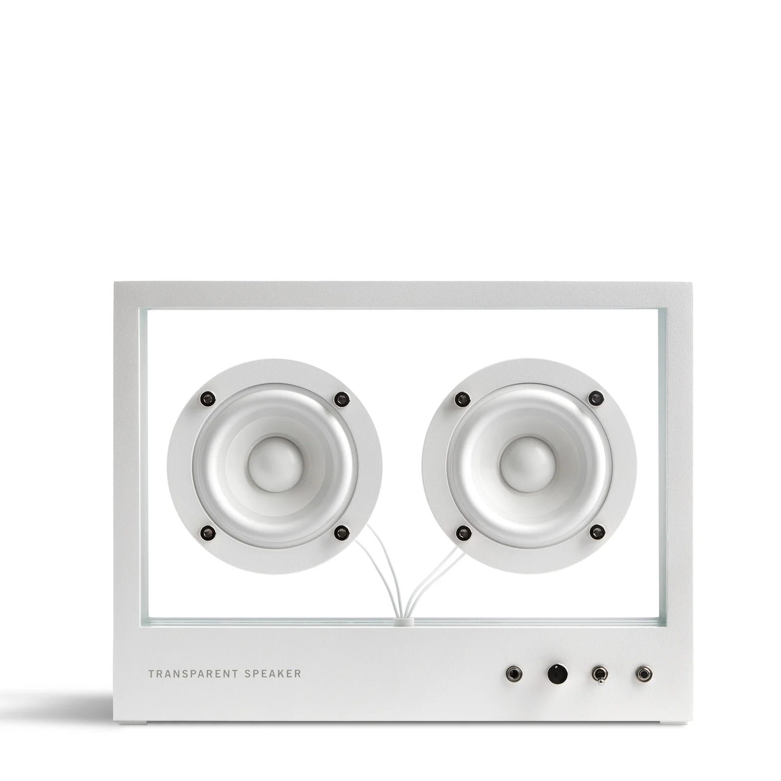 Transparent Small Speaker - White Image 1