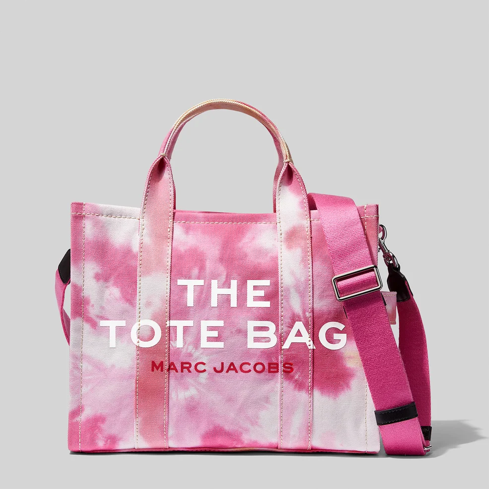 Marc Jacobs Women's The Tie Dye Medium Tote Bag - Pink Multi Image 1