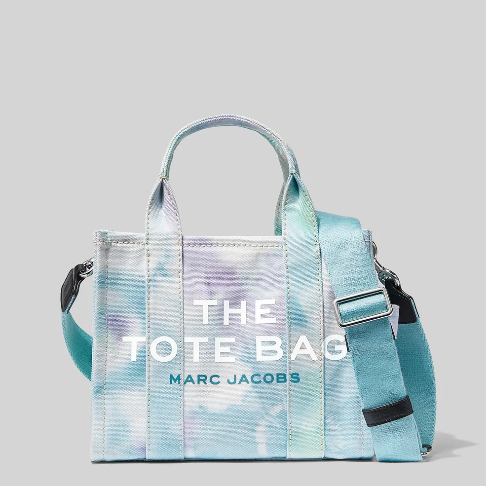Marc Jacobs Women's The Tie Dye Mini Tote Bag - Blue Multi Image 1