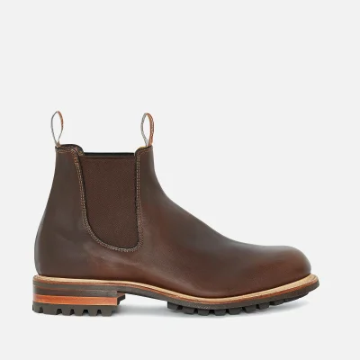 R.M. Williams Men's Gardener Leather Commando Sole Chelsea Boots - Dark Brown