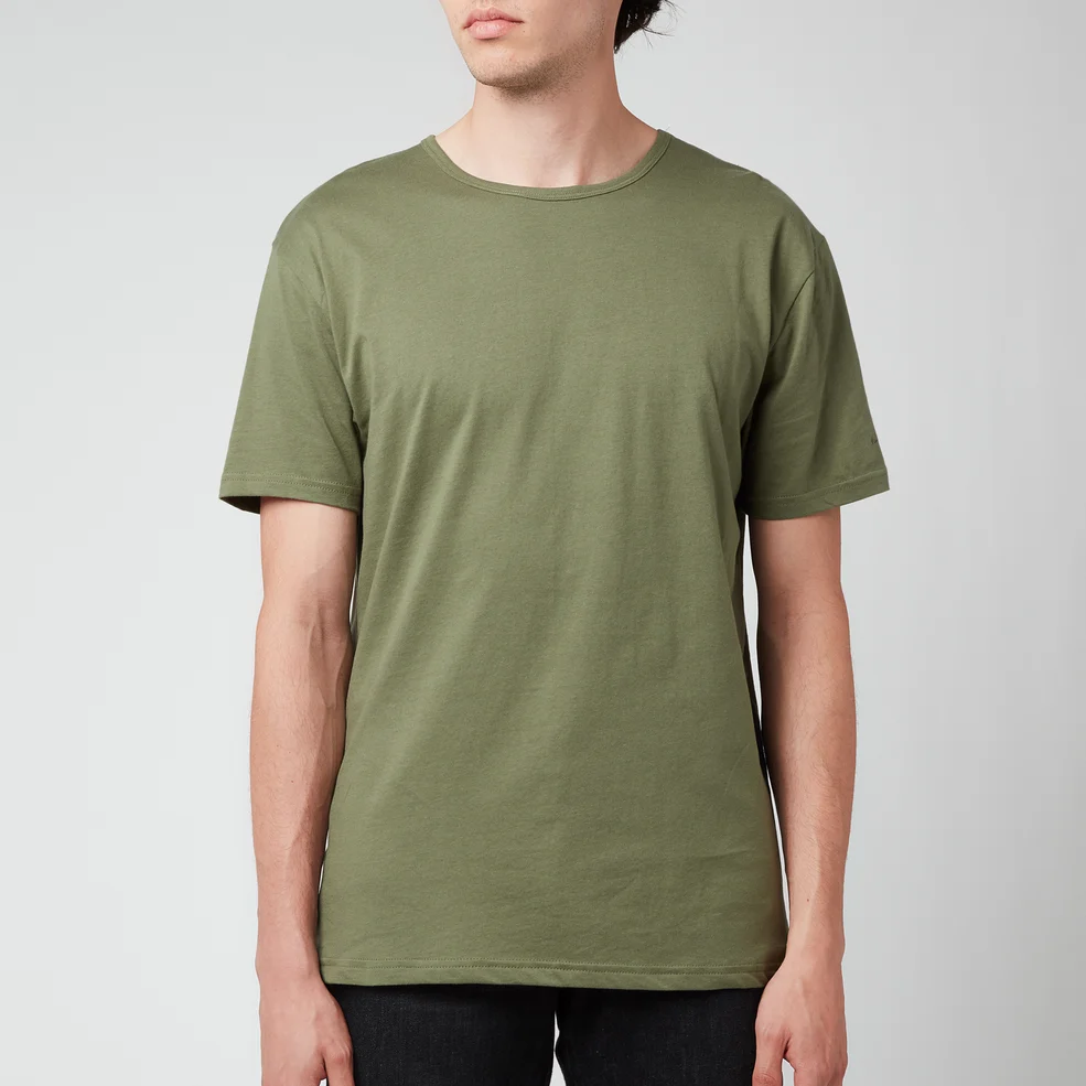 PS Paul Smith Men's 3-Pack Crewneck T-Shirts - Black/White/Green Image 1