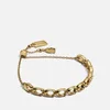 Coach Women's C Chain Link Frienship Slider Bracelet - Gold - Image 1