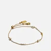 Coach Women's Classic Pearl Bracelet - Gold - Image 1