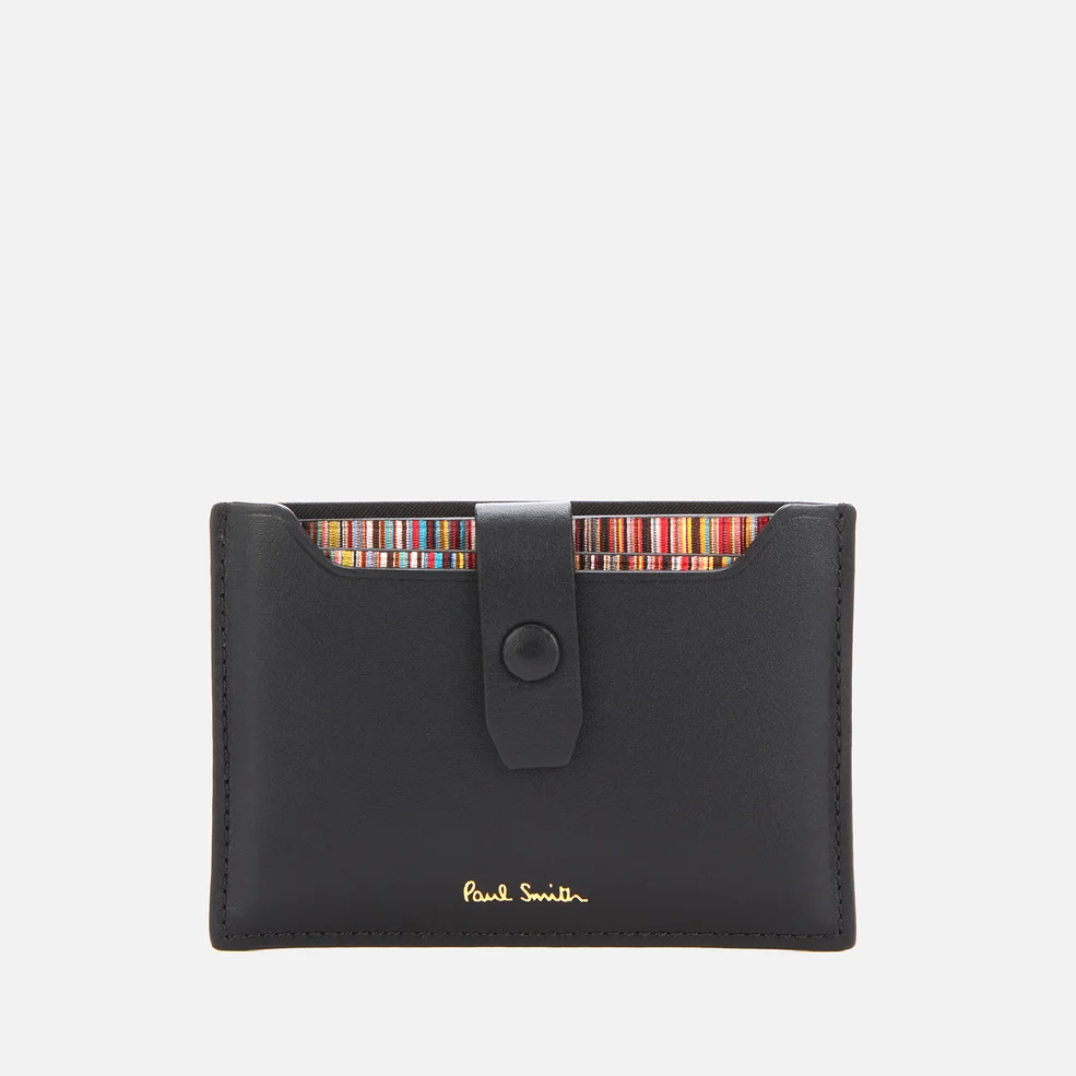 PS Paul Smith Men's Pull Out Signature Stripe Wallet - Black Image 1