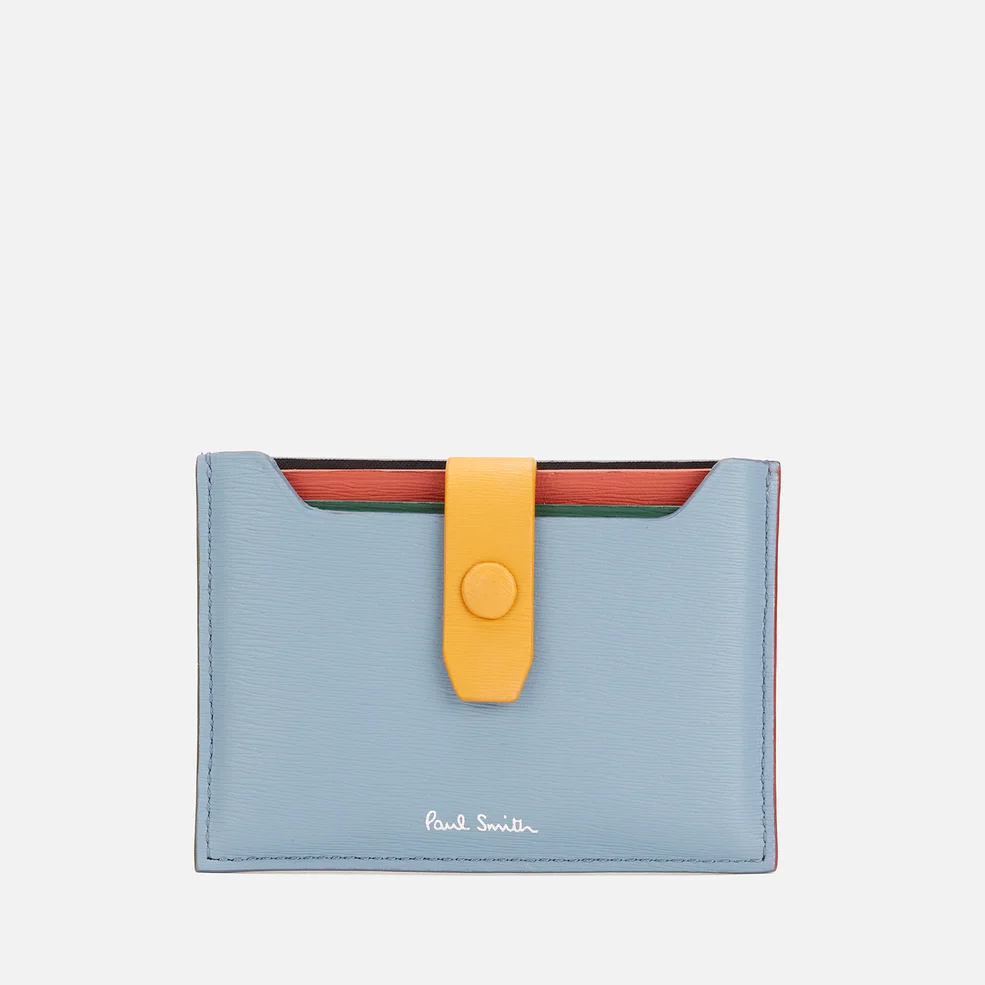 PS Paul Smith Men's Pull Out Credit Card Holder - Light Blue Image 1