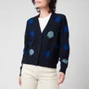 PS Paul Smith Women's Tagliatelle Spot Knitted Cardigan - Blue - Image 1