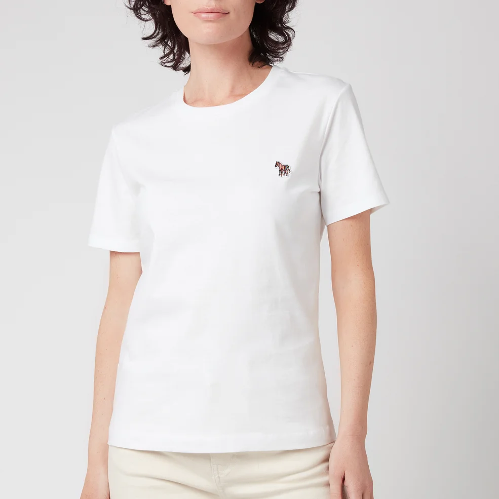 PS Paul Smith Women's Zebra T-Shirt - White Image 1
