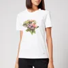 PS Paul Smith Women's Flower Printed T-Shirt - White - Image 1