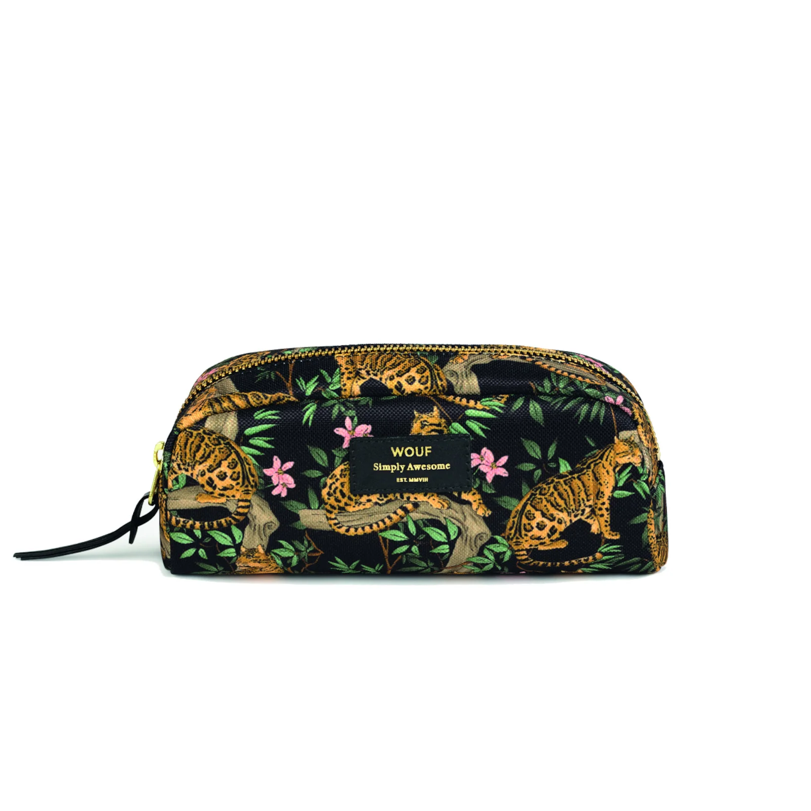 Wouf Beauty Bag - Small - Lazy Jungle Image 1
