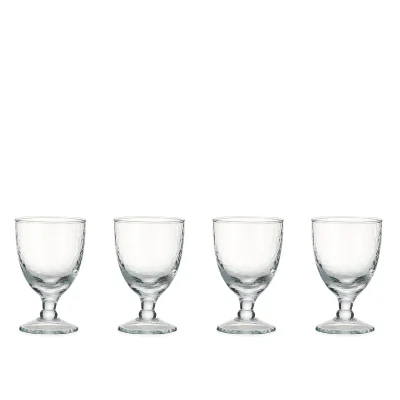 Nkuku Yala Hammered Wine Glass - Set of 4