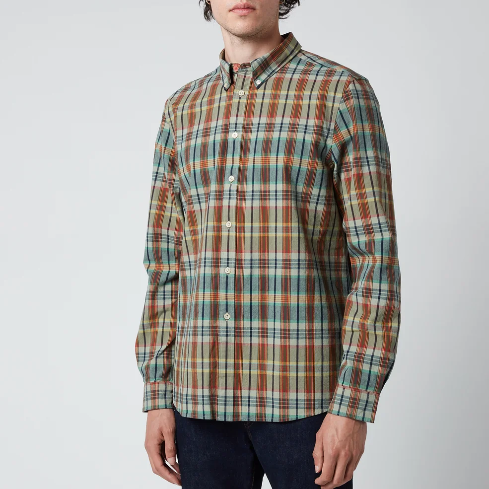 PS Paul Smith Men's Regular Fit Long Sleeve Shirt - Multi Image 1