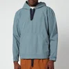 PS Paul Smith Men's Hooded Popover Shirt - Petrol Blue - Image 1