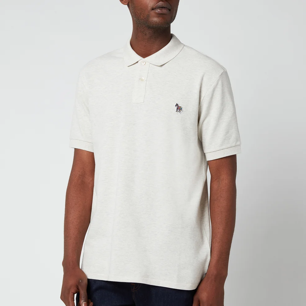 PS Paul Smith Men's Regular Fit Polo Shirt - Off White Image 1