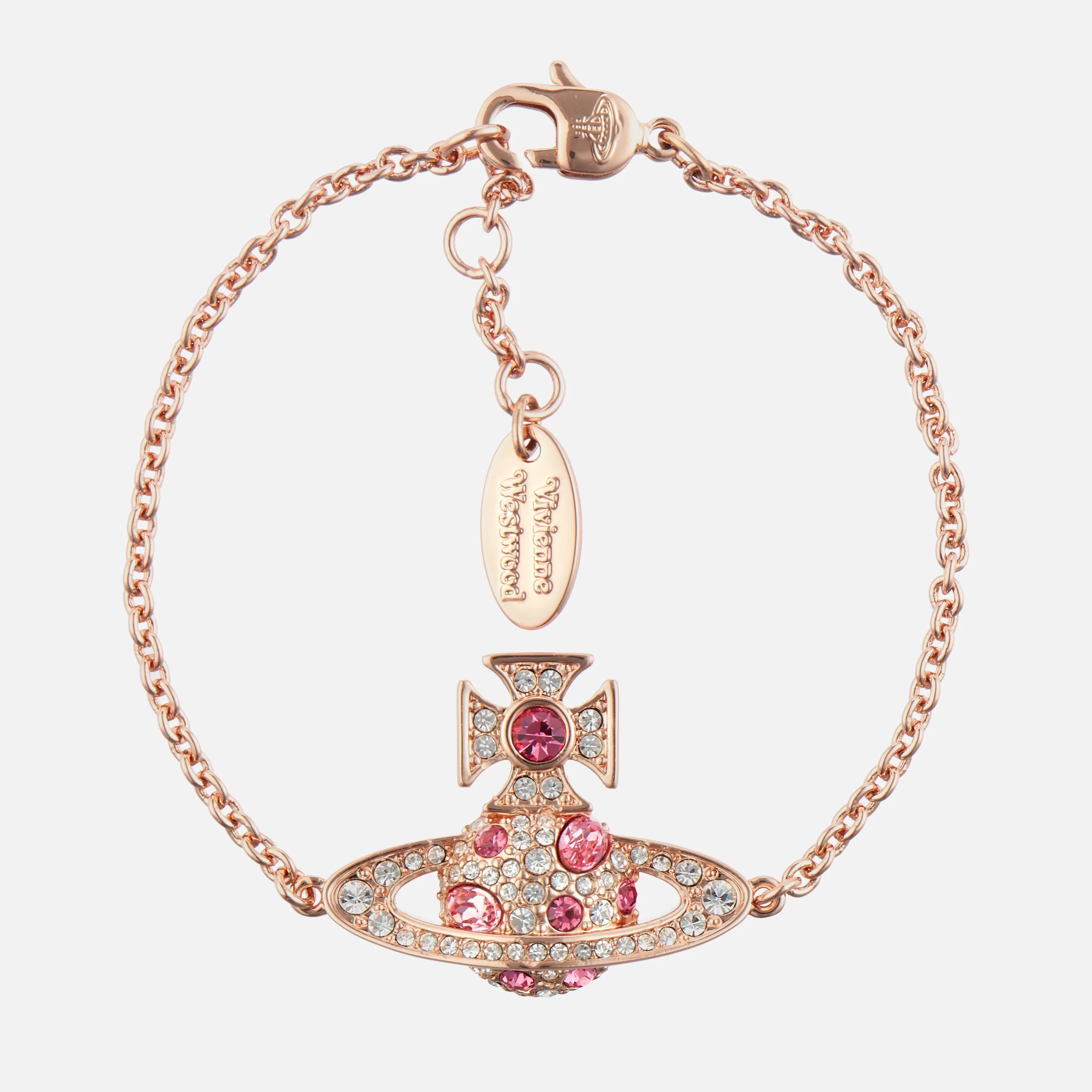Vivienne Westwood Women's Francette Bas Relief Bracelet - Pink Gold/Rose Image 1