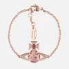 Vivienne Westwood Women's Francette Bas Relief Bracelet - Pink Gold/Rose - Image 1