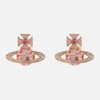 Vivienne Westwood Women's Francette Bas Relief Earrings - Pink Gold/Rose - Image 1