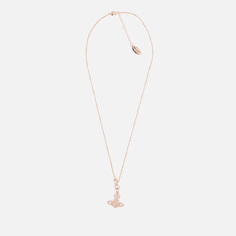 Vivienne Westwood Women's Beryl Bas Relief Necklace - Light Pink Crystal Image 1