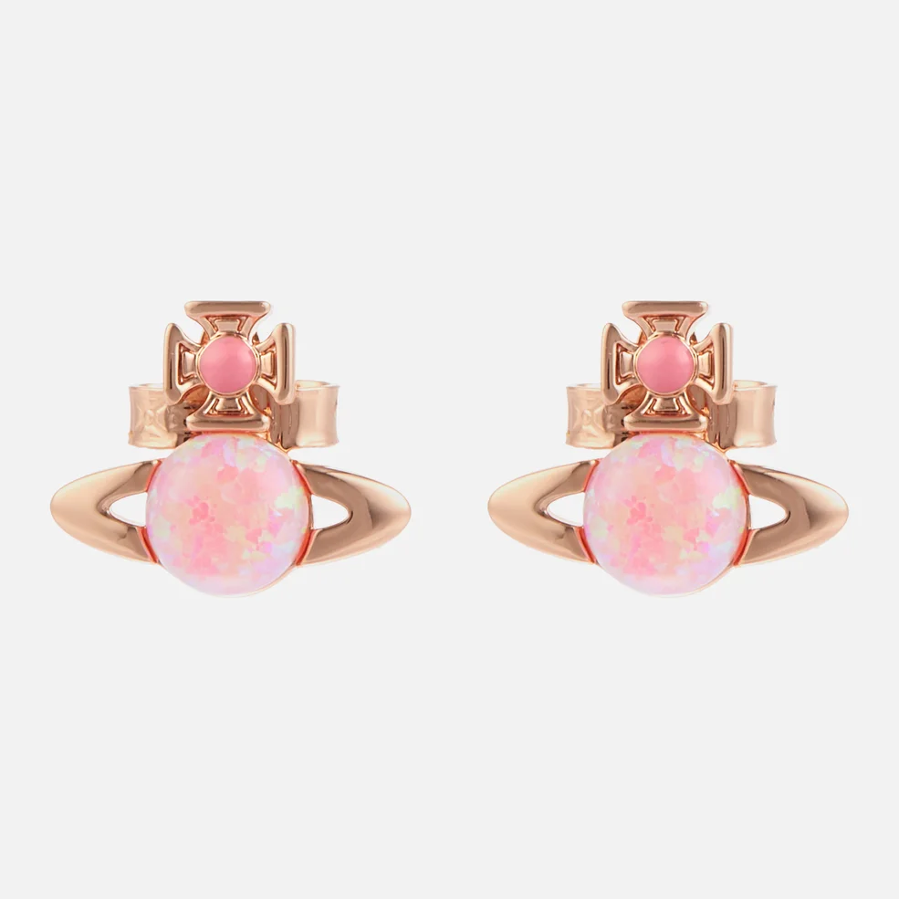 Vivienne Westwood Women's Isabelitta Bas Relief Earrings - Pink Gold Pink Pink Image 1
