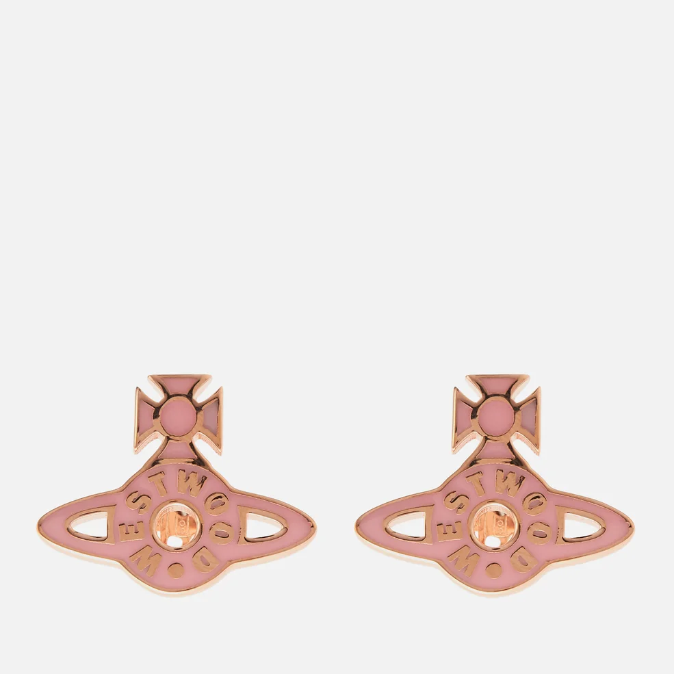 Vivienne Westwood Women's Zinaida Earrings - Pink Gold Pink Image 1