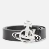 Vivienne Westwood Women's Belts Line Orb Buckle Silver - Black - Image 1