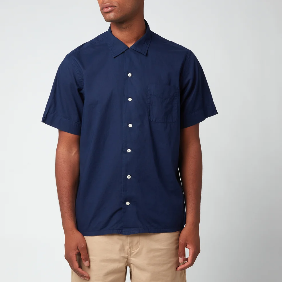 Polo Ralph Lauren Men's Cotton Short Sleeve Shirt - Newport Navy Image 1