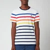 Polo Ralph Lauren Men's Multi Stripe T-Shirt - White Multi - Image 1