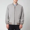 Polo Ralph Lauren Men's Suede Bomber Jacket - Athletic Grey - Image 1