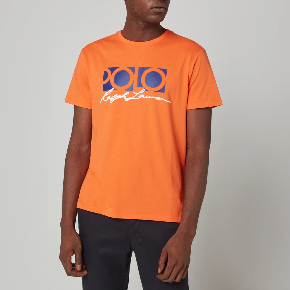 Polo Ralph Lauren Men's Polo Logo T-Shirt - Spectrum Orange Image 1