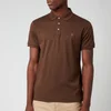 Polo Ralph Lauren Men's Slim Fit Soft Cotton Polo Shirt - Nutmeg Brown Heather - Image 1