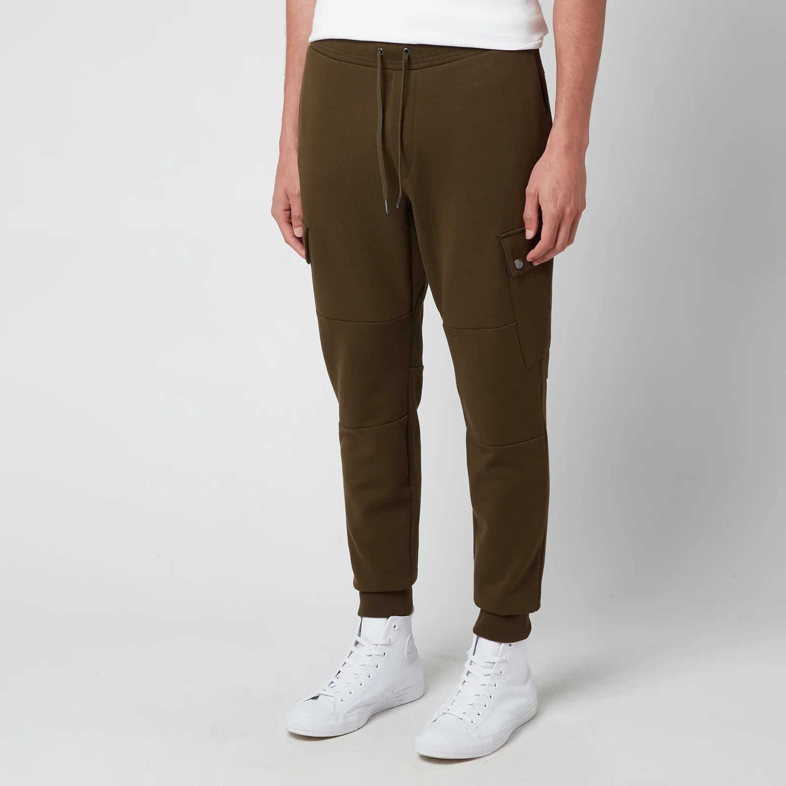 Polo Ralph Lauren Men's Double Knit Cargo Jogger Trousers - Company Olive Image 1