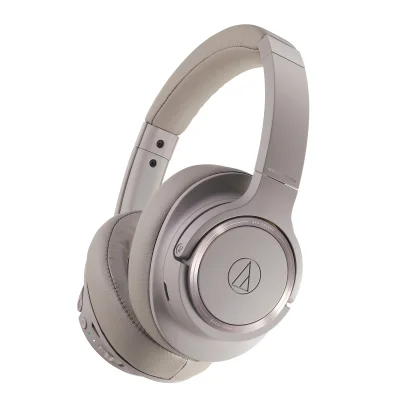 Audio Technica ATH-SR50BTBW Wireless Bluetooth Headphones - Brown/Grey