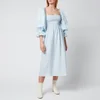 Sleeper Women's Atlanta Linen Dress - Blue Vichy - Image 1