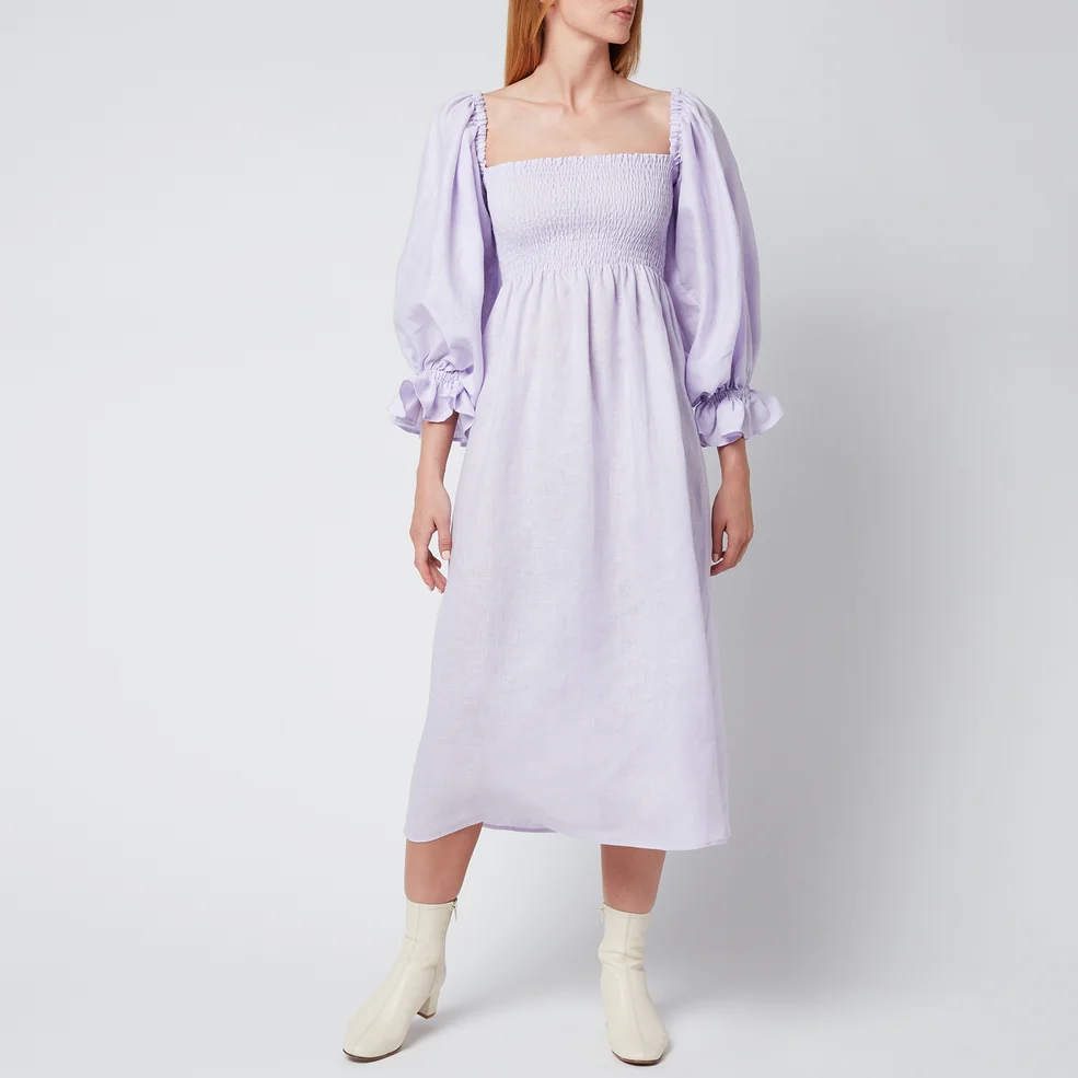 Sleeper Women's Atlanta Linen Dress - Lavender Image 1