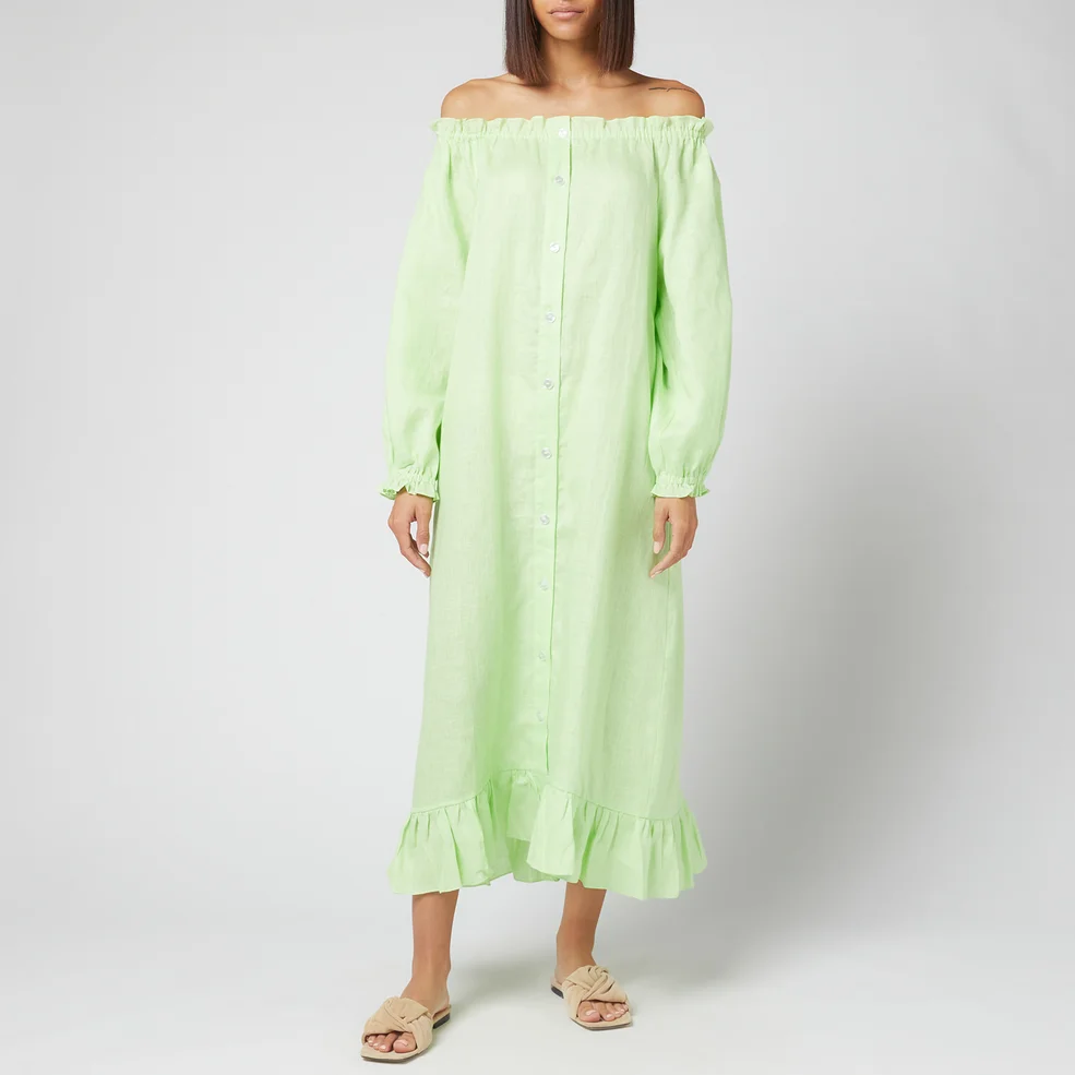 Sleeper Women's Loungewear Dress - Lime - One Size Image 1