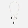Isabel Marant Women's Layered Horn Necklace - BLACK/Silver - Image 1