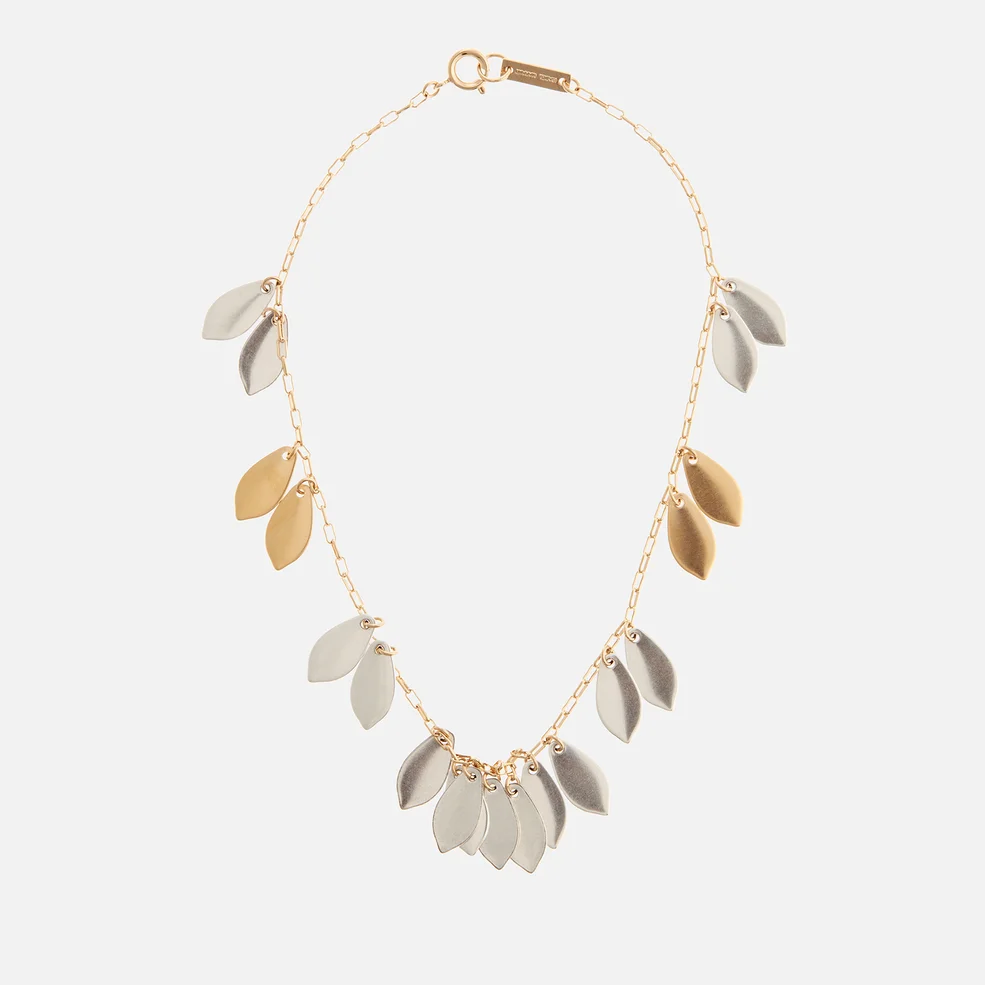 Isabel Marant Women's Leaf Charm Necklace - Gold Image 1