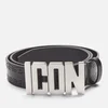 Dsquared2 Men's Icon Belt - Black/Vintage Paladium - Image 1