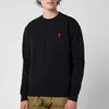 AMI Men's De Coeur Sweatshirt - Black - Image 1