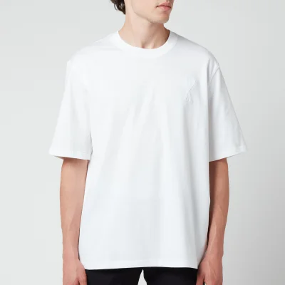 AMI Men's Oversized De Coeur Logo T-Shirt - White