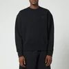 AMI Men's Oversized De Coeur Logo Sweatshirt - Black - Image 1