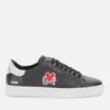 Axel Arigato Women's Keith Haring Clean 90 Leather Cupsole Trainers - Black - Image 1