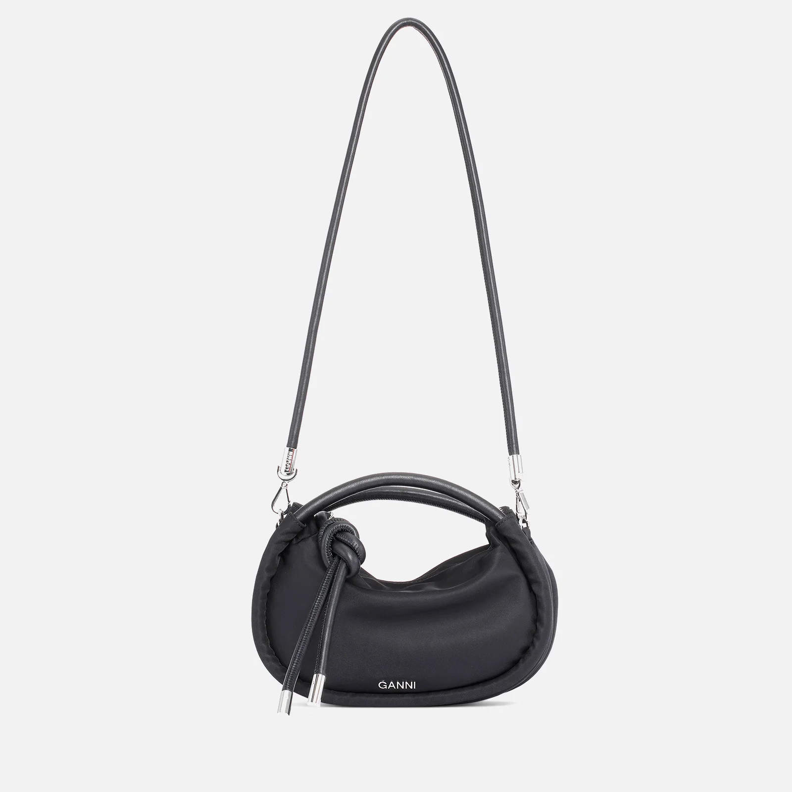 Ganni Women's Knot Mini Bag - Black Image 1
