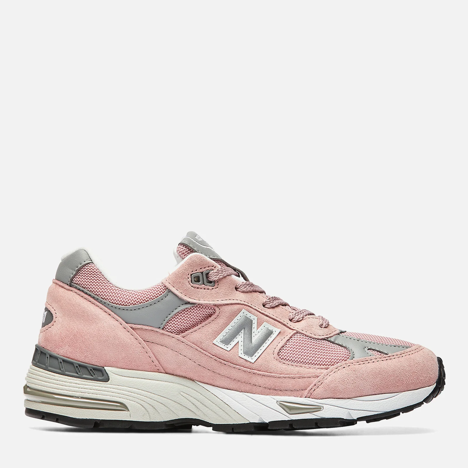 New Balance Womens's 991 Trainers - Pink/Grey Image 1