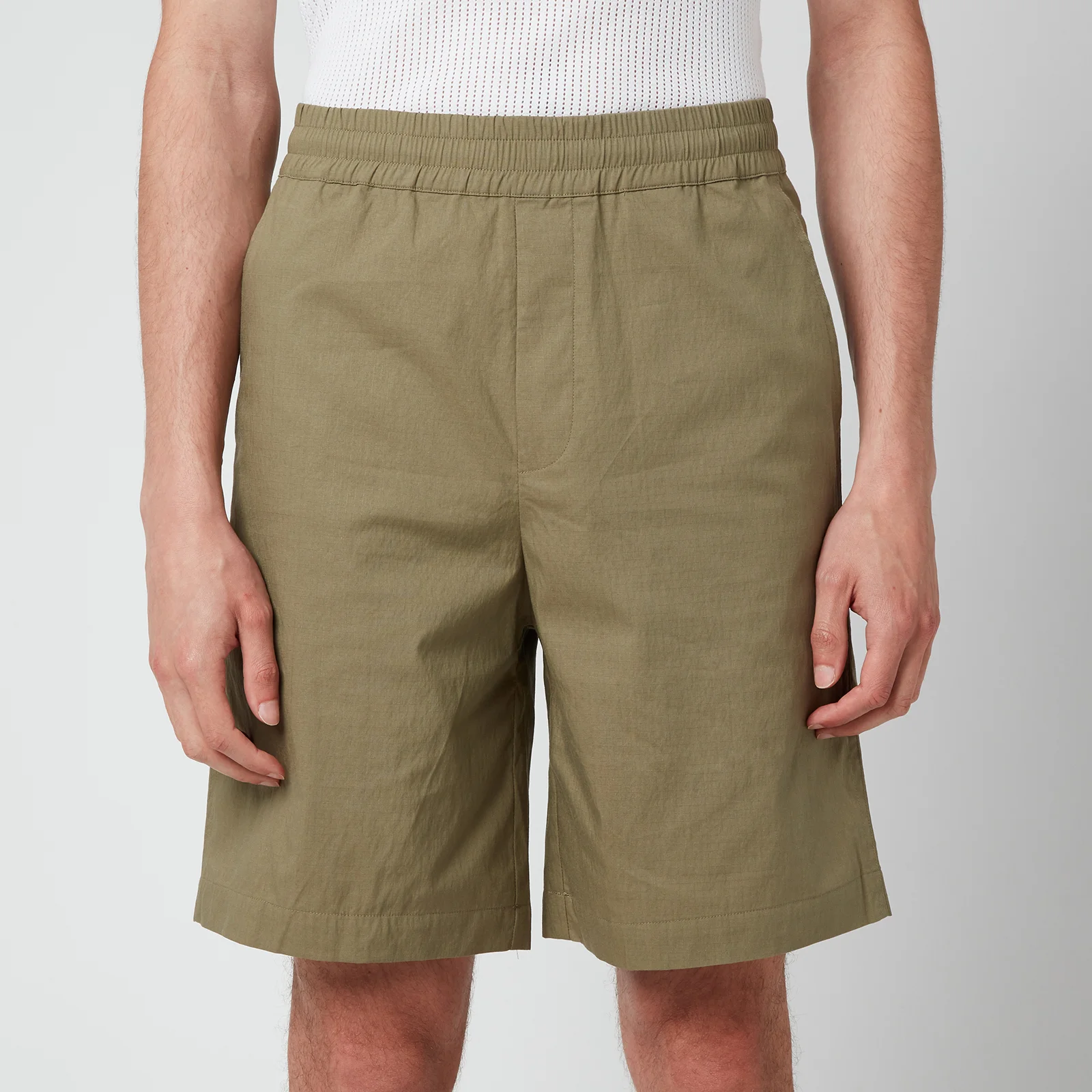 Holzweiler Men's Raford Shorts - Olive Green Image 1