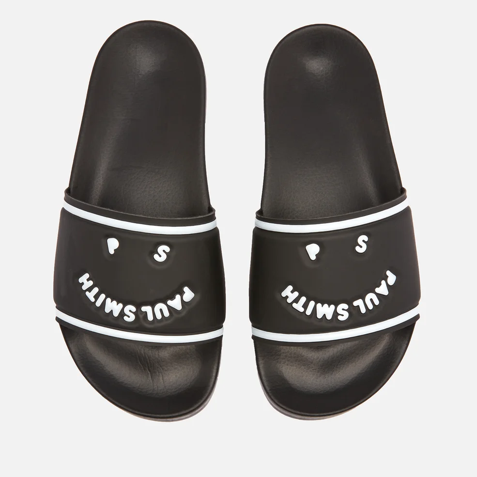 PS Paul Smith Men's Happy Summit Slide Sandals - Black Image 1