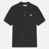 Maison Kitsuné Unisex Fox Head Patch Classic Polo Shirt - Black - Image 1