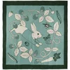 Karen Mabon x Peter Rabbit Throw - Green - 180x180cm - Image 1